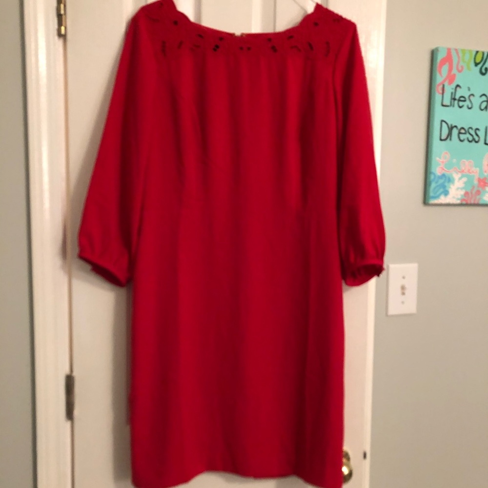 Red dress